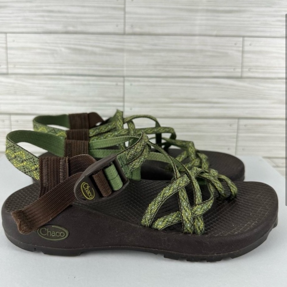 Chaco Women's ZX2 Green Sandals Size 8